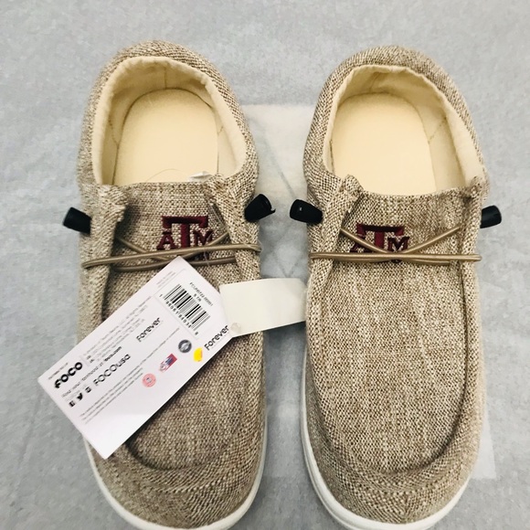 MEN’S FOCO TEXAS A&M LOAFER SHOES. STYLISH AND COMFORTABLE CASUAL WEAR. NEW. - Picture 2 of 7